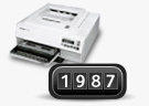 Brother's first laser printer in 1987
