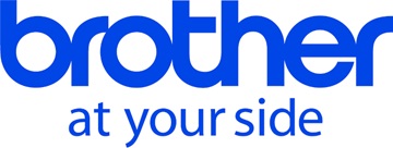 Brother logo in blue color