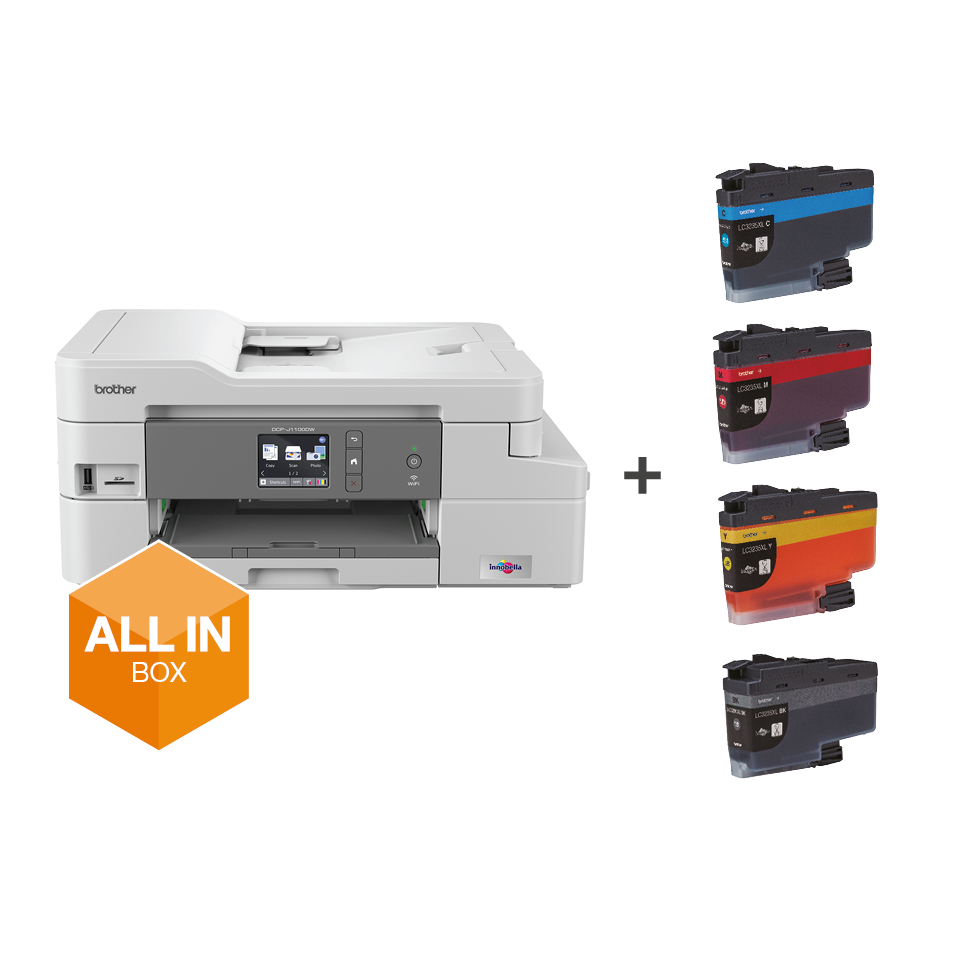 Dcp J1100dw All In Box Colour Inkjet Printer Brother