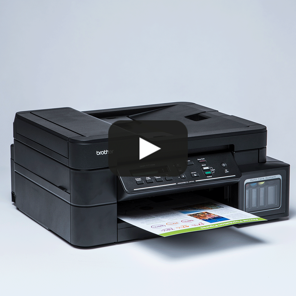 Dcp T710w Wireless Colour Inkjet Printer Brother